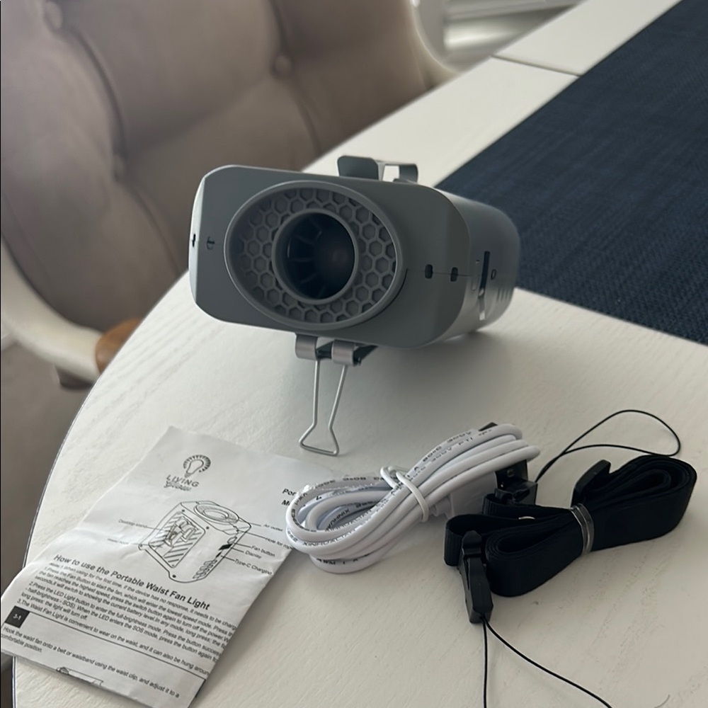 Living Glow WaistPortable Fan Light
